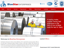 Tablet Screenshot of bluestarpk.com